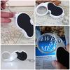 LED Folding Non-Slip Metal Shell Magnifying Glass Magnifier Loupe 6901