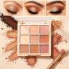 Натуральная палитра теней для век из 9 оттенков Nude, матовые и мерцающие коричневые, легко растушевываются, стойкие, яркие цвета, палитра макияжа