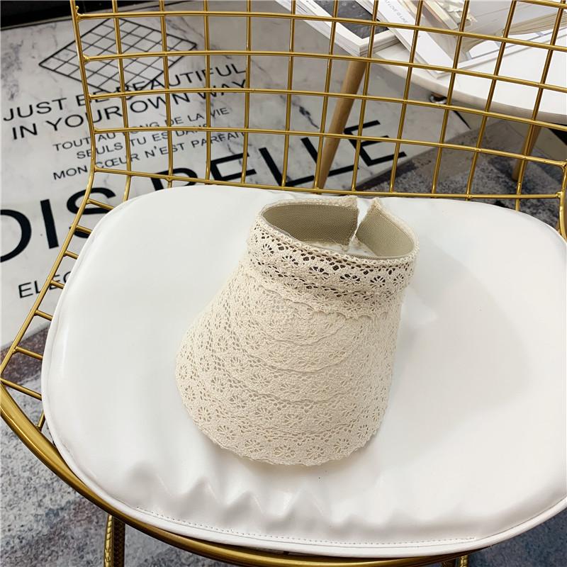 Модные женские кепки с козырьком, летняя кепка своими руками, полый цветочный узор, кружевная повседневная шляпа с козырьком, пустая шляпа-цилиндр, пляжные женские солнцезащитные шляпы