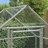 Chicken Coop Silver 170 x 100 x 177 cm Galvanized Steel