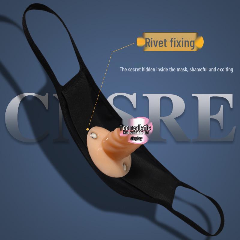 Черная Маска Имитация Пениса Кляп Шарик: Эротическая игрушка для взрослых для женщин