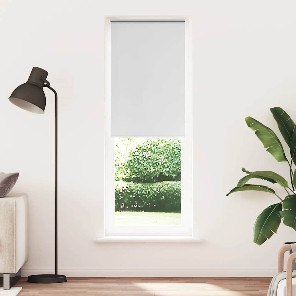 Blackout Roller Blind White 65x210 cm Fabric Width 60.7 cm Polyester
