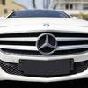 C200 E200 New 2025 For Mercedes Benz ABS Car Front Grille Badge sticker Decal Cover Emblem For Mercedes Benz GLA GLK ML GLC GLE