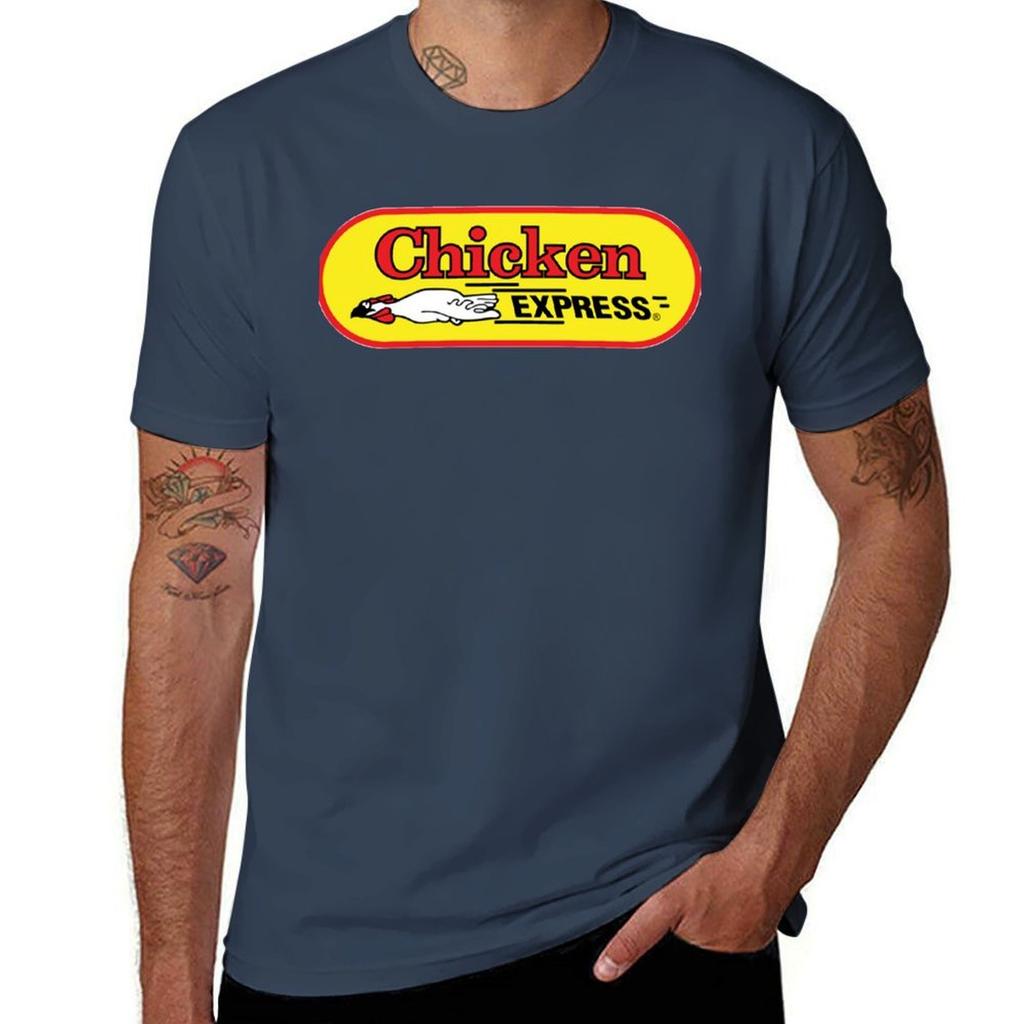Футболка Chicken Express Повседневная футболка с принтом