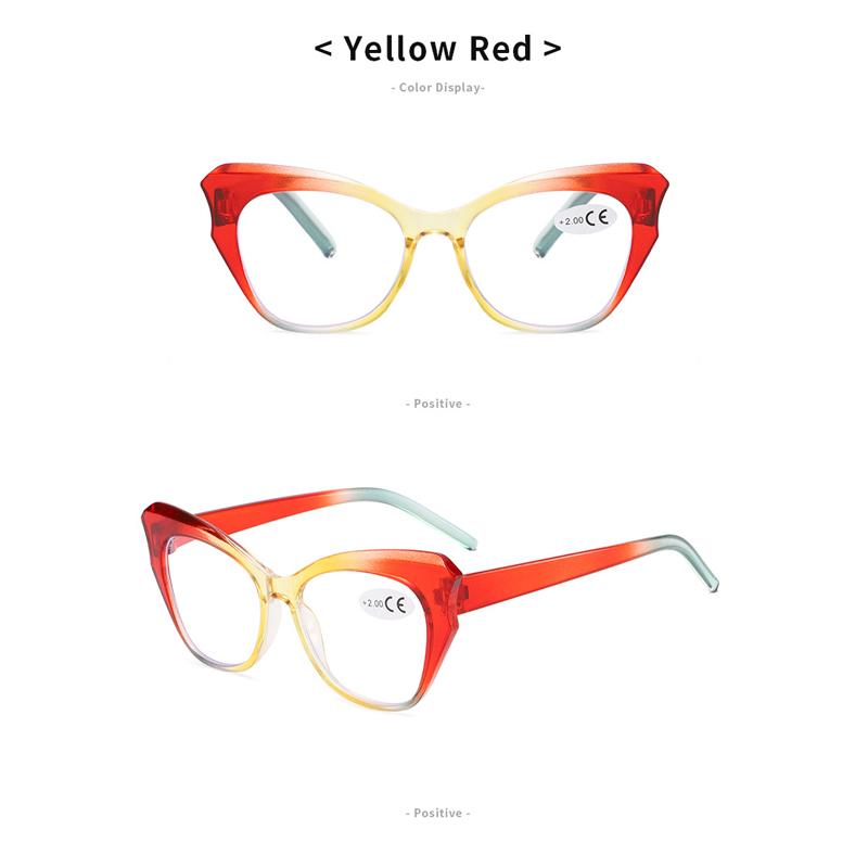 Женские очки для чтения «кошачий глаз» с защитой от синего света и коррекцией дальнозоркости