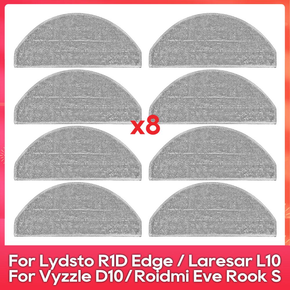 Fit For ( ILIFE V20, Vyzzle D10, Laresar L10, Lydsto R1D Edge, Roidmi Eve Rook S, MiWhole M9 Lite ) Part Brush Filter Mop