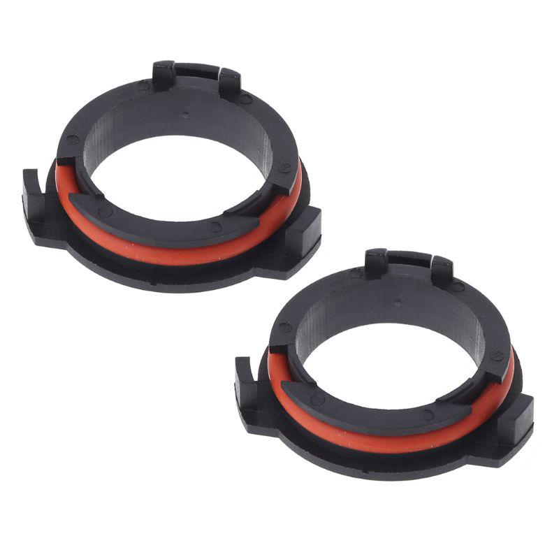 2pcs Car Model LED Headlight Bulbs Holder Adapter Lamp Base Led Front Headlight Kit H7 Adapter For OPEL Astra