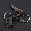 1:4 Scale Alloy M92 Pistol Mini Gun Metal Keychain M92 Pistol Keychain Fidget Toy PUBG Gun Toy Gift Pubg Decoration Toys