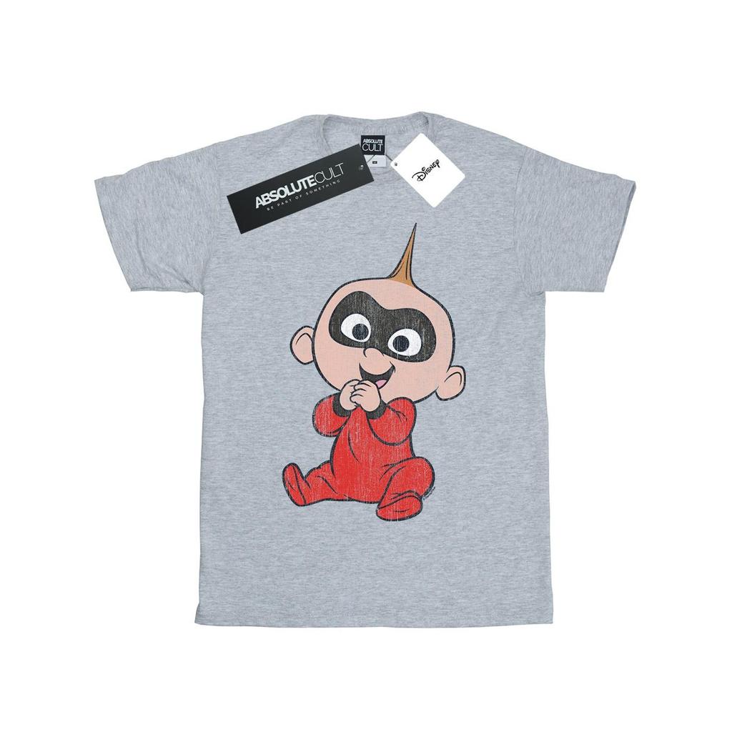 Disney Womens/Ladies Incredibles 2 Jack Jack Cotton Boyfriend T-Shirt
