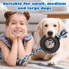 Pet Dog Self-Heightening Teething Fun Toys Big Tires Wearable