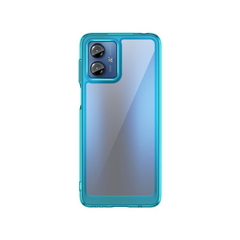 Для чехла Moto G14 Motorola Moto G14 Capas Противоударный бампер для телефона Задняя прозрачная цветная крышка Для Fundas Moto G14 G 14
