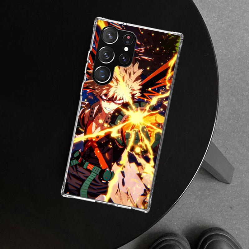 Чехол для телефона Katsuki Bakugo MHA My Hero для Samsung Galaxy S26 S25 Edge S24 S23 Ultra S22 Plus S21 FE S20 + Арт Индивидуальный