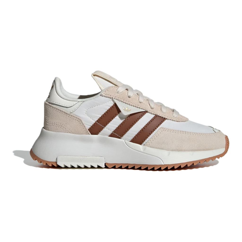 adidas Originals Retropy F2 Кожаные износостойкие низкие детские lifestyle кроссовки Белые с умброй Унисекс JR5159