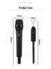 Wireless Dual Metal Charging Microphone for Home and KTV Singing with Free Shipping.