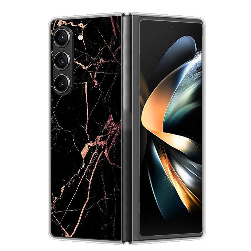 Чехол для Samsung Galaxy Z Fold 6 Чехол Ударопрочный Жесткий Пластик ПК Чехлы для Samsung Z Fold6 Fold 6 5G Fundas Милый Расписной Бампер
