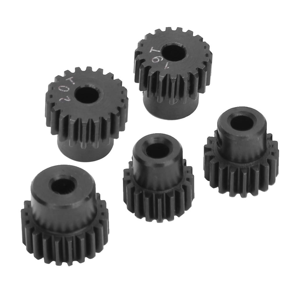 Metal 48P Pinion Gear Set 17T 18T 19T 20T 21T Fit for ECX 2WD 1 10 RC Hobby CarBlack