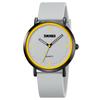 SKMEI 2050 Men Waterproof Silica Gel Band Male Clock Reloj Hombre Men's Quartz Watch Silm High Hardness Glass Quartz Wristwatch