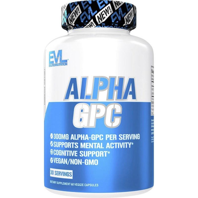 EVLUTIONNUTRITION Alpha GPC растительные капсулы