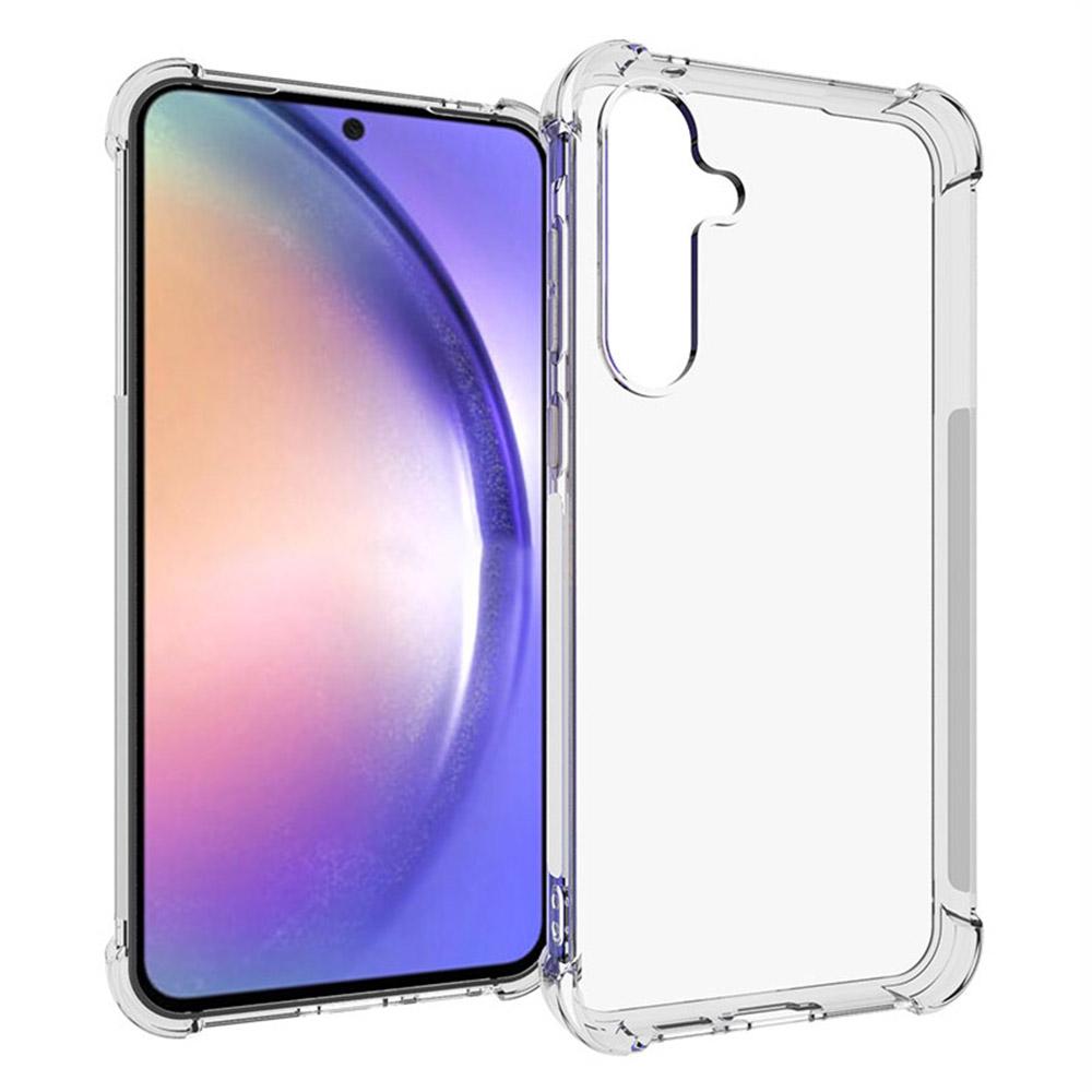 TYMEI For Samsung Galaxy S24 Case Four Corner Shockproof 1.5mm Clear Phone Cover