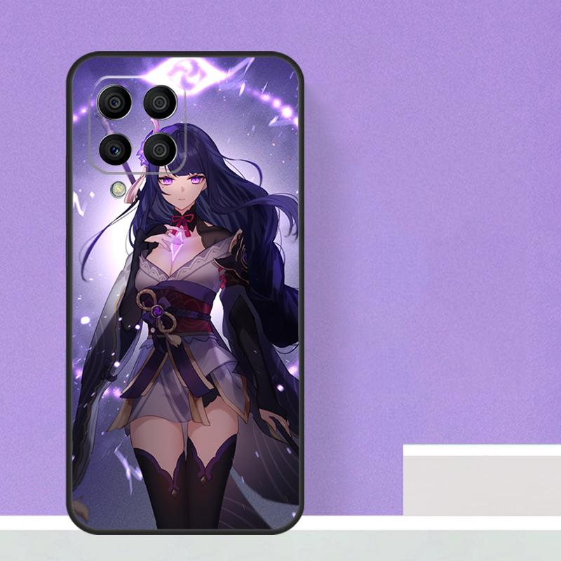Genshin Impact Raiden Shogun для Samsung Galaxy M21 M51 M12 M32 M52 M13 M23 M33 M53 M34 M54 M30s M31s M15 M55 M20 чехол