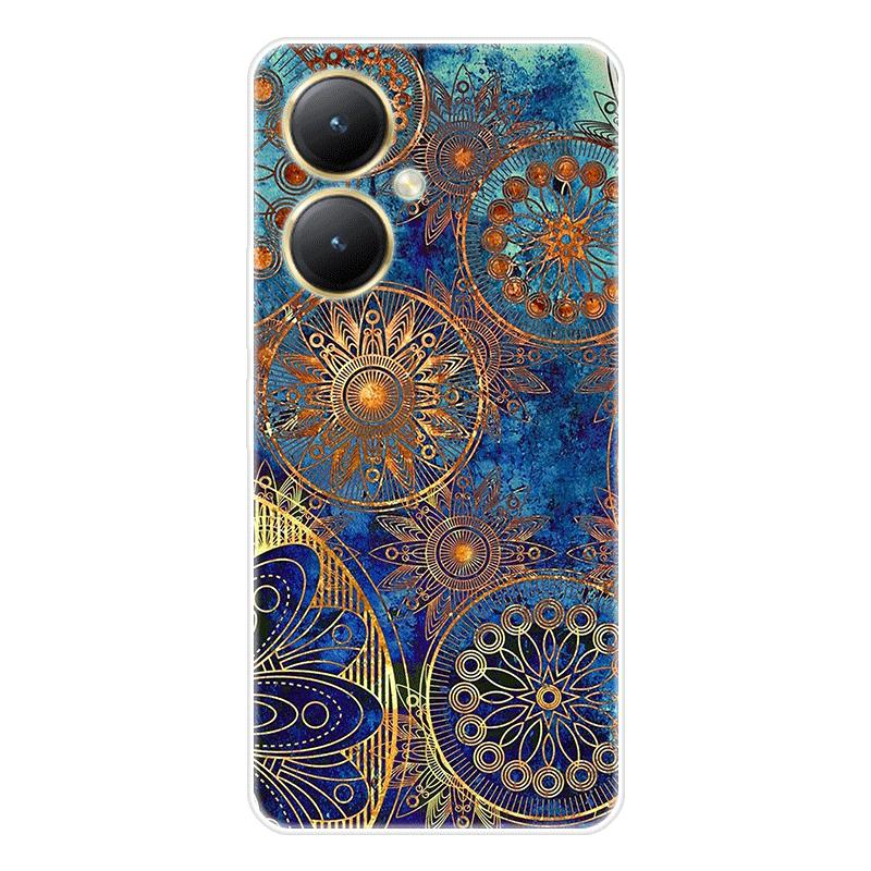 Для Vivo Y27 4G Y 27 5G чехол Мягкая силиконовая задняя крышка Чехол для телефона с рисунком из мультфильма Разнообразие