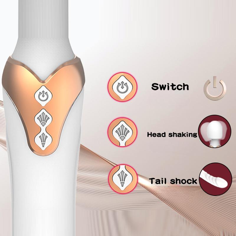 Мощный AV-вибратор, фаллоимитаторы, волшебная палочка для женщин, 10 режимов, стимулятор клитора, массажер для точки G, влагалища, секс-игрушки для взрослых для женщин