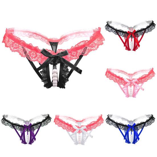 Beautiful Mesh Thong Visible Matching Color Skin-friendly