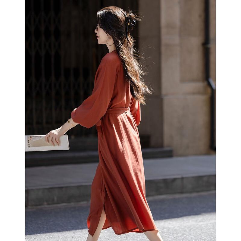 Demana Lyocell Pleated Babydoll Maxi Dress