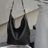 Натуральная коровья кожа Новый стиль и ретро Женская большая вместительная универсальная сумка через плечо подмышку кроссбоди высокого класса Минималистичная мода