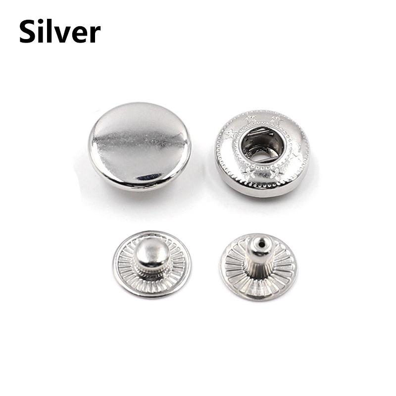 10Sets Sewing Accessories Copper Fasteners Clothes Snap Buttons Press Studs Garment DIY