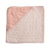 Angerolux Детская ванночка Детское полотенце с капюшоном Сделано в бледно-розовом цвете Полотенце, Халат, 6-слойная марля, Полотенце, Япония,