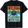 Vintage Funny Welder With Sayings For Men Women Welding Gift Unisex T-Shirt