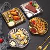 Shell Shape French Fries Plate Creative Shell Square Plate  Home Storage