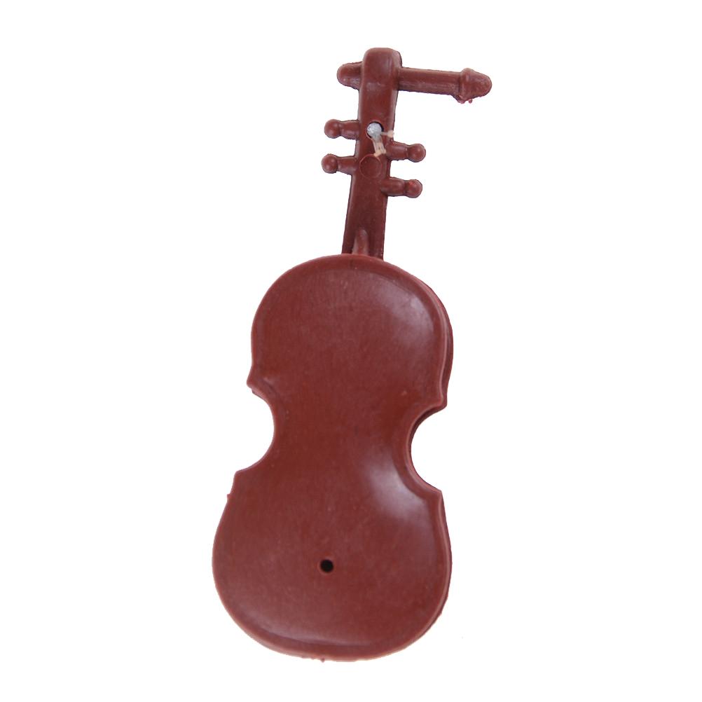 Hot sale 1PC 1:12 Dollhouse Miniature Violin Musical Instruments Collection DIY For Doll House Decor Accessories Children Gift