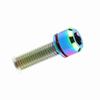   Alloy   Tapered   Screw With Washer For Mountain Bike(colorful)