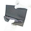 Кошелек Inden Long Black с Черной Клематидой [Inden-ya], Тонкий, Оленья Кожа, Лак, Узор, 2311-01-169