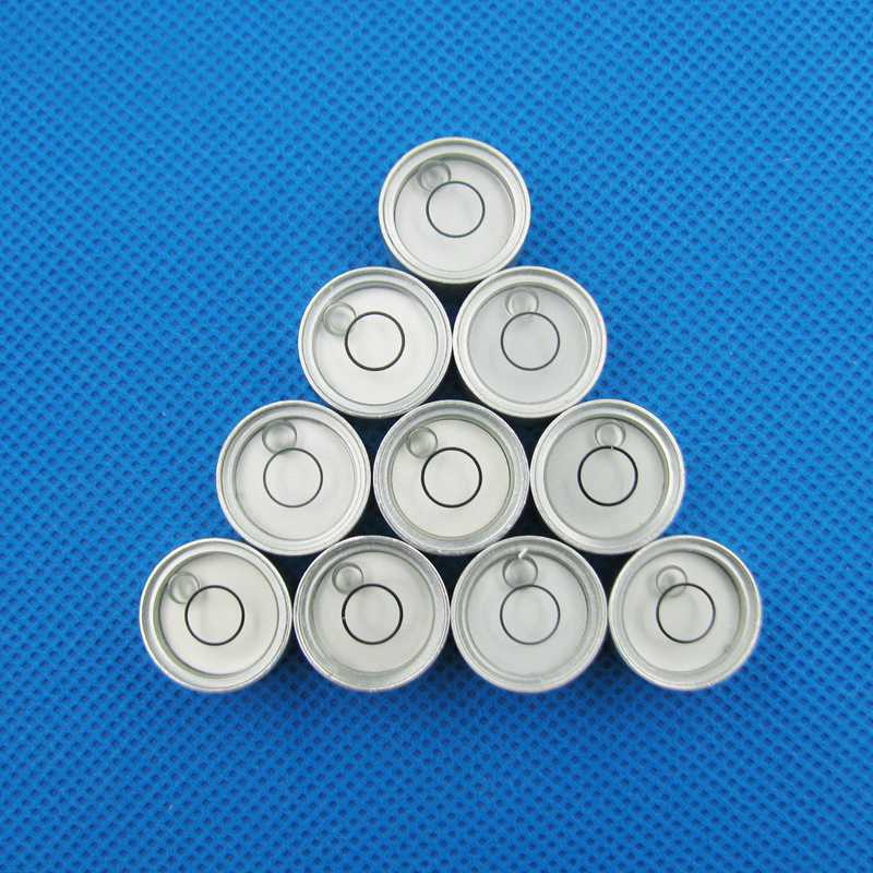 Пузырьковый уровень для центральной штанги 19*11 мм Мини-спиртовой уровень Круглый металлический горизонтальный шарик для GPS RTK SOUTH SANDING