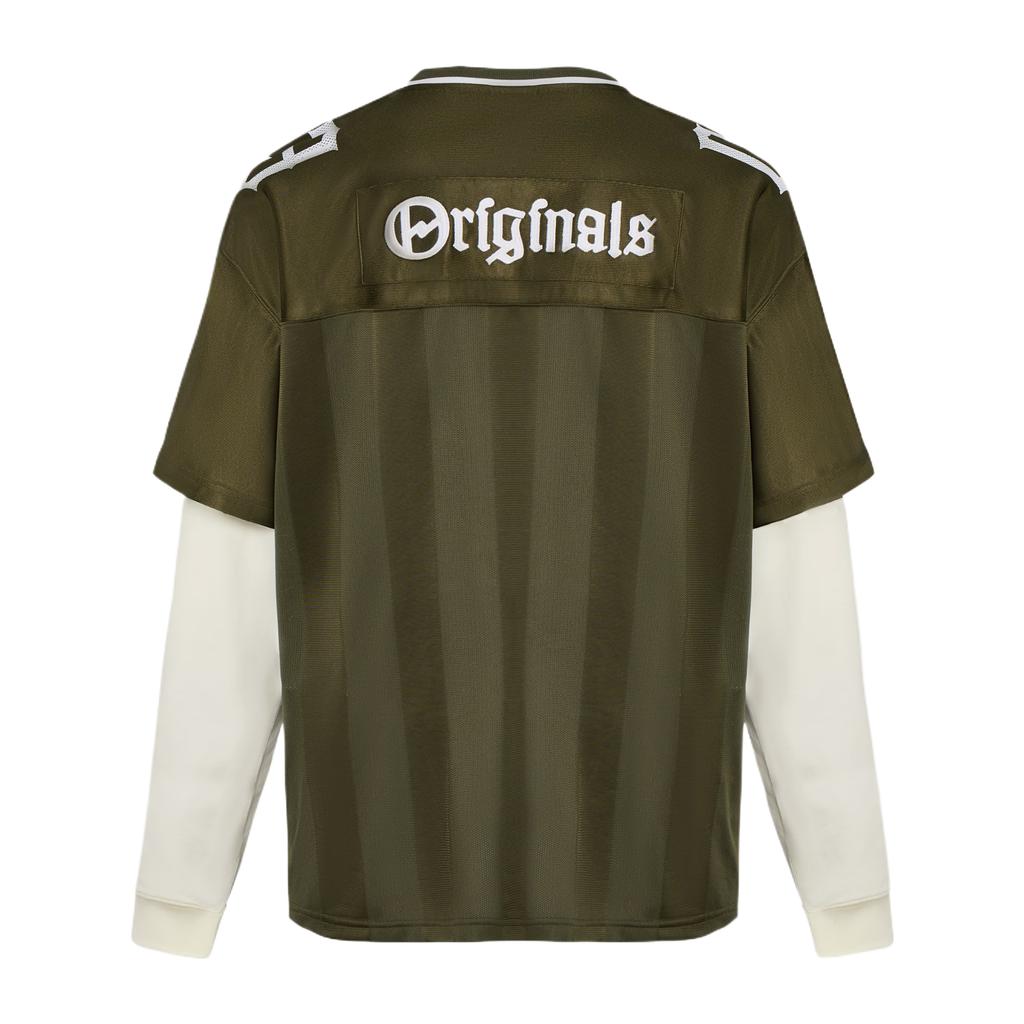 adidas Оригиналы 2 в 1 Спортивная футболка с длинным рукавом Мужские майки KS5329