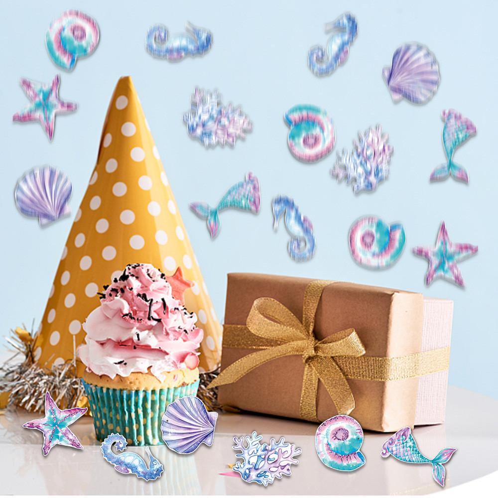 Mermaid Starfish Coral Birthday Party Decor Confetti With Paper Material For Baby Shower Celebrations