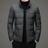 Stand-up Collar Short Down Jacket Men's Autumn and Winter New Warm and Light Business Down Jacket