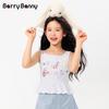 Девочковый топ без рукавов с вышивкой BARRY BANNY
