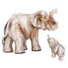 3.35in Elephant Statue Synthetic Resin Animal Statue Elegant Elephant Decoration  For Home