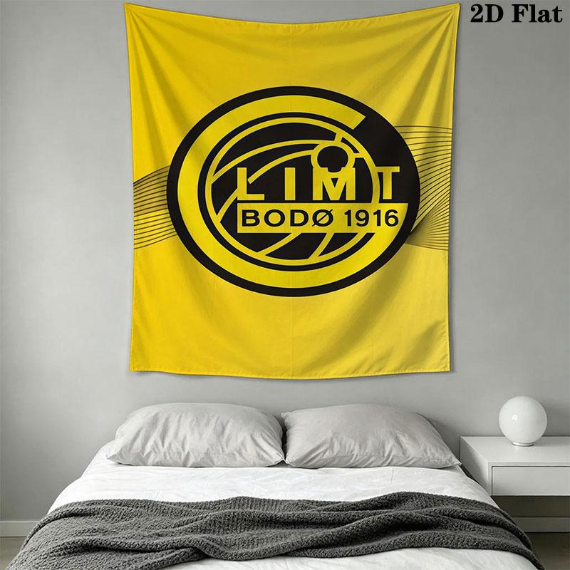 FK Bodø Wall Hanging Printed Fabric Blanket Decorative Tapestries for Bedroom Living Room Home Decor