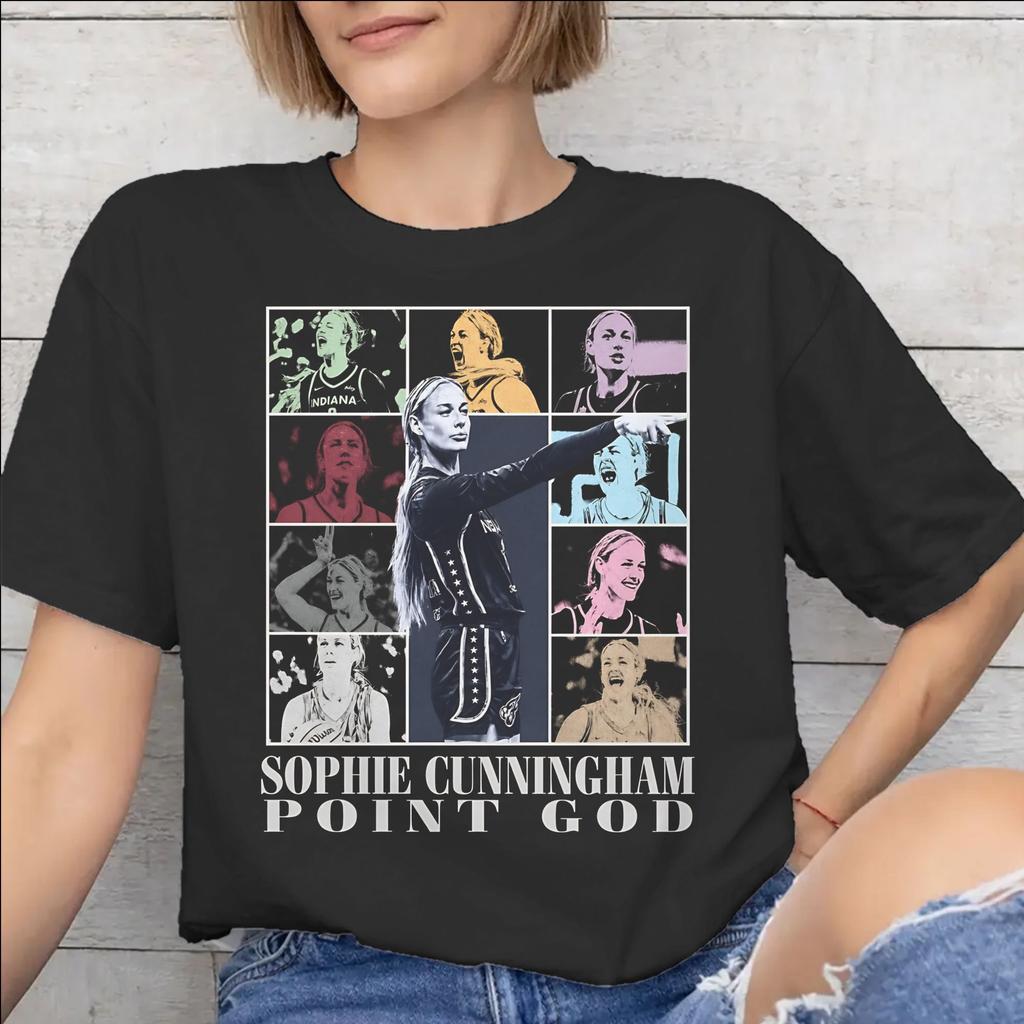 Sophie Cunningham Pointing Meme Printed T Shirts Unisex WoUnisex Cotton Tee Shirt Clothes