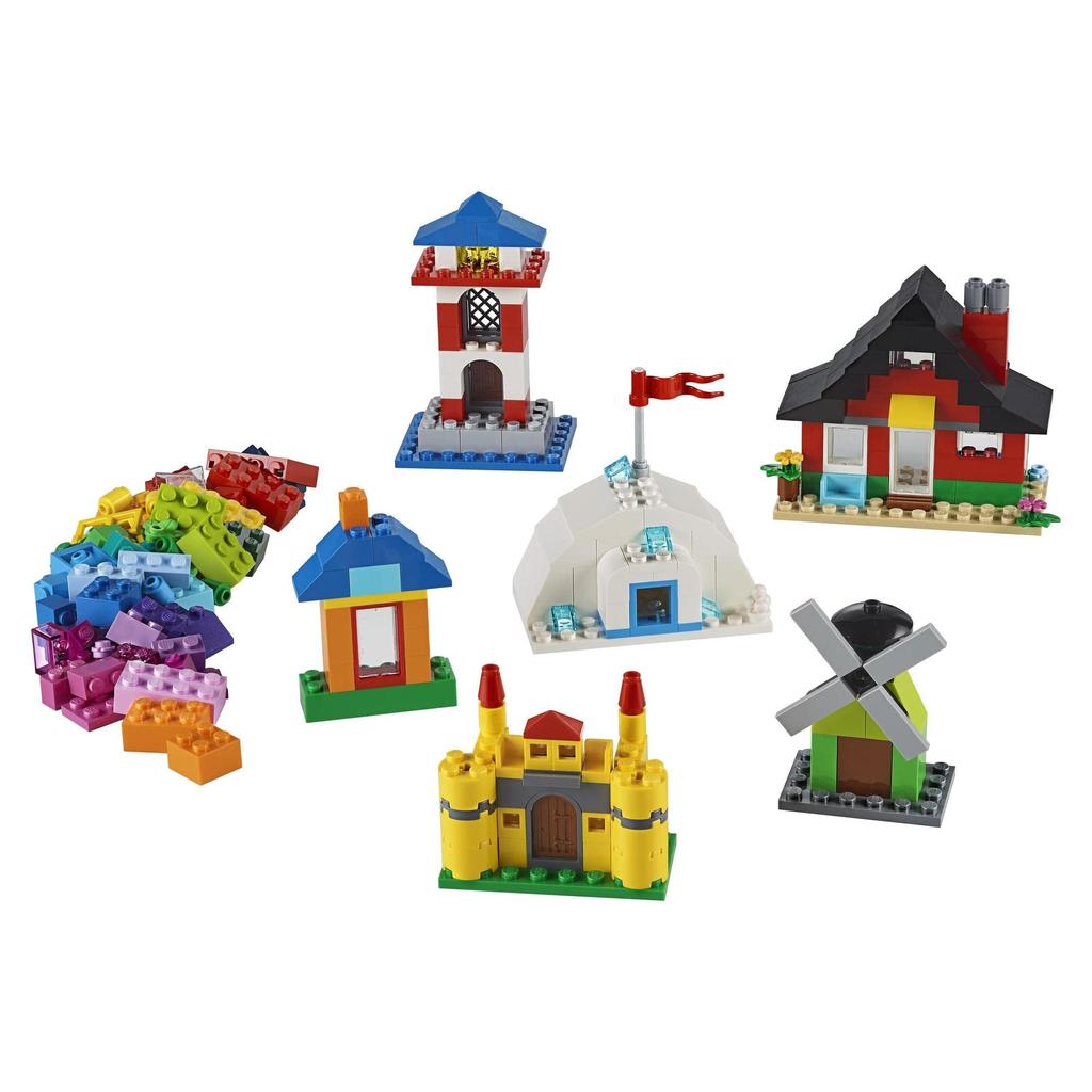 LEGO Classic Idea Parts 11008 Toy Block Present Jewelry Craft Boys Girls 4 Years Old and Up (Home Set)