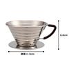 Кофеварка-капельник Kalita Wave Series из нержавеющей стали Сделана в Эта капельная кофеварка сохраняет воду теплой для Подходит для чашек людей или 4 Идеально для кофе