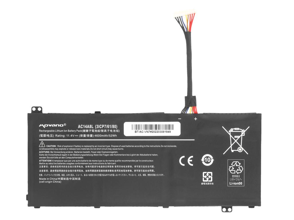 Ac14A8L Ac15B7L Battery For Acer Vn7 Nitro V15 V17