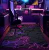 Gamer Rug Gaming Rug,Game Rug Geometric Rug,Colorful Rug Play Room Rug Neon Decor Rug Neon Look Sport Rug Area Rug,Gaming Gifts