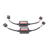 2PCS Plug And Play Car LED Headlight Decoder Radio Audio Compatible Error Free Canceller