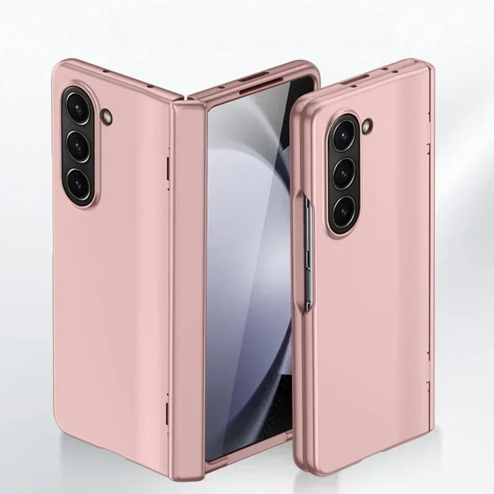Высококачественный однотонный жесткий чехол для телефона из ПК для Samsung Galaxy Z Fold7 Fold6 Fold5 Fold4 3 Матовый противоударный защитный чехол для шарнира